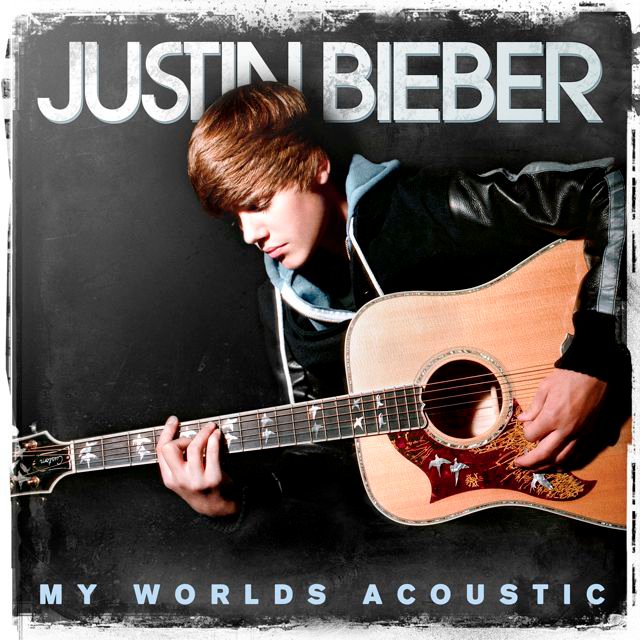 justin bieber my world acoustic album. His acoustic album, My Worlds
